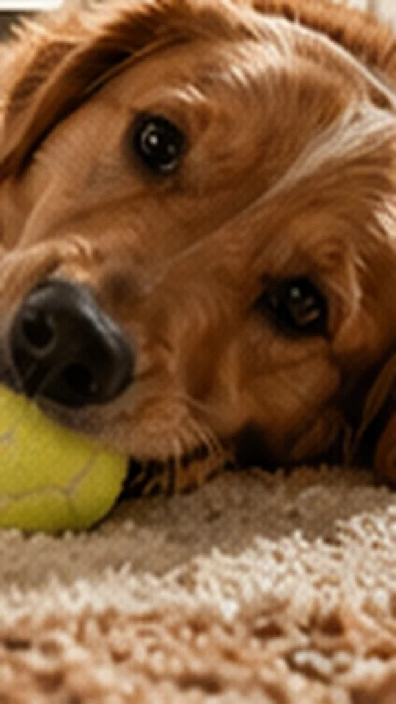 With a dog