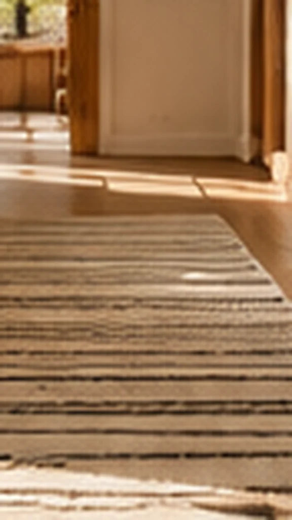 A runner rug idea in a hallway